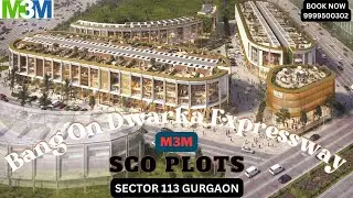 M3M SCO PLOTS IN SECTOR 113 GURGAON || DWARKA EXPRESSWAY || CALL 9999500302
