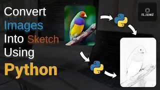 Convert Image into Sketch using Python | Its Codingz | #python #sketch #image