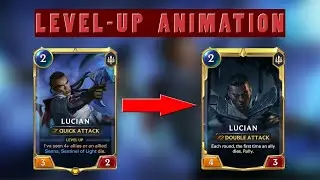 Lucian level-up animation | Legends of Runeterra