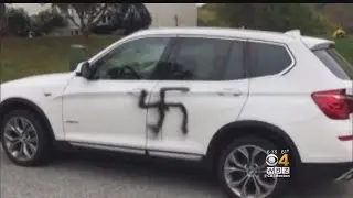 Swastikas Spray-Painted On Cars In Methuen
