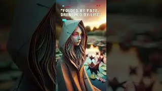Folded by Fate, Drenched by Life | &ldquo;Some folds hold storms. Some hold healing.&rdquo;