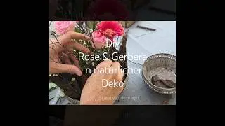 Einfach & herzlich: Deko mit &Auml;sten, Rinde & Lieblingsblumen #diy #shorts