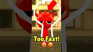 CATCH THE SPRUNKI (HARD MODE)‼️🤔 #sprunki #shorts