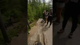 Riding my favorite rock slab in Squamish! #mtb #mountainbiking #downhillmountainbike