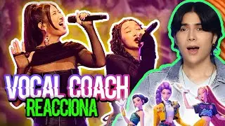 Reacción a GOLDEN Ejae Cantando por Primera Vez en Vivo - Las Guerreras Kpop | Vocal Coach Reacciona