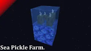 Sea Pickle Farm. | Minecraft 1.16