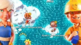HUGE Resource Base Clearing in Boom Beach!!