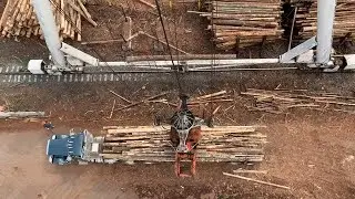 Vaagen Brothers Lumber - Crane Operators Point Of View