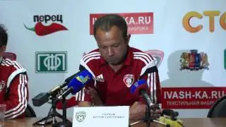 Послематчевая пресс-конференция Дмитрия Парфенова 2.8.14