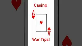 Casino War!  Tips for lower house Edge! #vegas #lasvegas #shorts