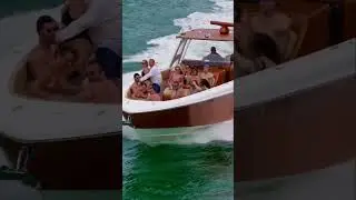 Miami Style Party Boat yesterday at #hauloverinlet