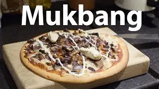 Mukbang Pizza - Can't be 100% vegan, Avocados, Watch 73 Cows.