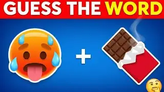Guess the WORD by Emojis? 🧩 Emoji Quiz Challenge