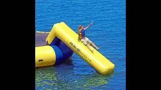 Aqua Slide Attachment for Water Trampoline - How To