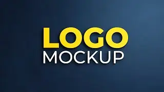 New Modern 3D Logo #Mockup PSD File Free Download