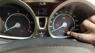 Как сбросить напоминание о техническом обслуживании двигателя Ford EcoSport