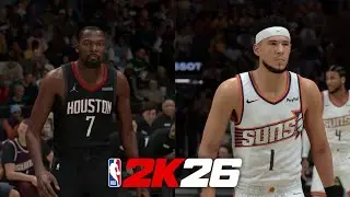 NBA 2K26 Rockets vs. Suns - PS5 Gameplay