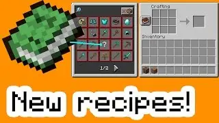 Learn New Recipes in vanilla minecraft [snapshot 17w13b]