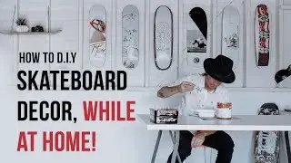 How To DIY Skateboard Decor in 2020 (+ Garage Renovation)