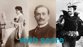 Melba, Sal&eacute;za, Plan&ccedil;on - Gounod: Faust: LIVE excerpts (1901) [score]