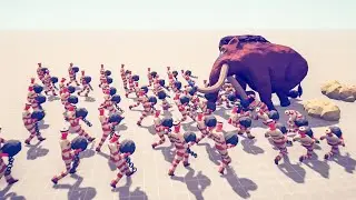48x Tribal vs Ball &lsquo; N&rsquo; Chain - Totally Accurate Battle Simulator TABS