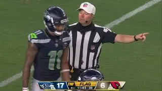 Watch referee roll his eyes at Jaxon Smith Njigba, announcer calls him 