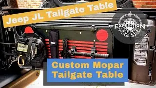 Custom Mopar Jeep JL Tailgate Table