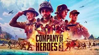 Company of Heroes 3 (CoH3) - RuePaix (night) map (2 vs. 3 CPU - 2 Expert & 1 Hard)