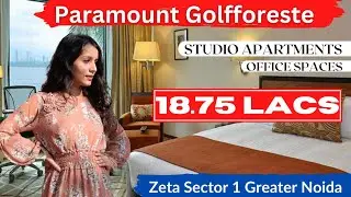 Studio Apartments & Office Space  Greater Noida | Paramount Golfforeste | Price Starts @₹18.75 Lacs*