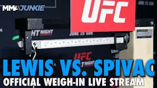 UFC Fight Night 218: Lewis vs. Spivac Official Weigh-In Live Stream