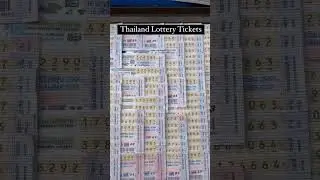 Thailand Lottery Tickets #thailottery #bangkokdairies #ytshorts