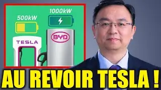 La charge rapide EV en 5 minutes de BYD est deux fois plus puissante que le Supercharger V4 de Tesla