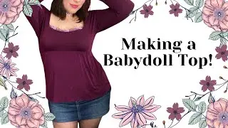Making a Beautiful Babydoll Top! 🦋 (Y2K, Fairy Grunge, Early 2000&rsquo;s Inspired)