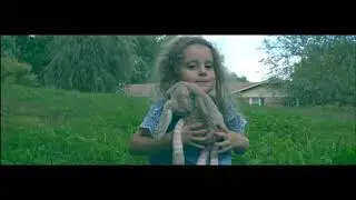 Juliet with RAGS the RABBIT