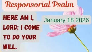 January 18 2026 #responsorialpsalm  #cover  HERE AM I LORD I COME TO DO YOUR WILL #music #ofwlife 