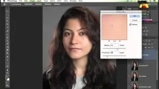 Free Photoshop Retouch Tutorial - Skin Smoothening with Surface Blur (Video 8)