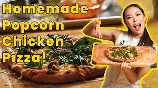 KFC x Pizza Hut Popcorn Chicken Pizza but BETTER?? | Taiwanese Popcorn Chicken