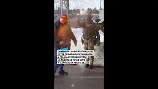 Contin&uacute;an los enfrentamientos entre los ciudadanos de Minnesota y los agentes del ICE