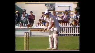 NEW ZEALAND v ENGLAND 1st TEST MATCH DAY 2 WELLINGTON JANUARY 21 1984 IAN BOTHAM DEREK RANDALL