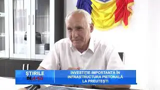 Investiție importantă &icirc;n infrastructura pietonală la Preutești