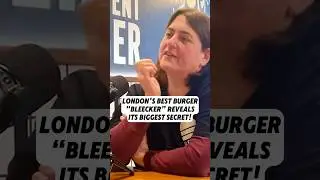 LONDON&rsquo;S BEST BURGER &ldquo;BLEECKER&rdquo; REVEALS ITS BIGGEST SECRET! #hungrypodcast #bleeckerburger
