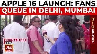 Apple 16 Sales Begin in India: Massive Crowds in Delhi and Mumbai