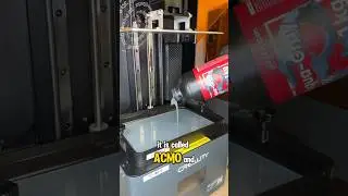 The SAFEST resin for 3D printing at home 🏠 ACMO freeeeeee