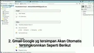Cara login email dengan Thunderbird
