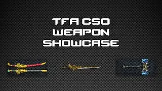 TFA CSO Dual Sword Phantom Slayer, Hauteclere and Warhammer Storm Giant Combo Attack Showcase