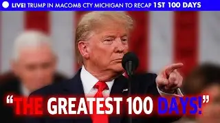LIVE TRUMP RALLY!: The Greatest First 100 Days Trump Speech!