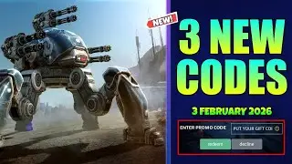 НОВЫЕ 💥 ПОДАРОЧНЫЕ КОДЫ WAR ROBOTS 3 ФЕВРАЛЯ 2026 || ПРОМОКОДЫ WAR ROBOTS | КОДЫ ИСПОЛЬЗОВАНИЯ WA...