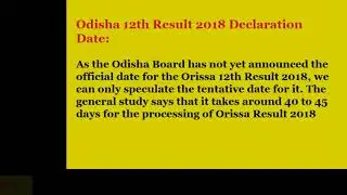 Odisha Board 10th Result 2018, Check Odisha BSE Result 2018