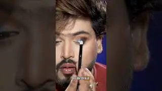 Easy Eye Makeup with Colour Wheel Theory Orange & Blue Eye Makeup | Shilpan Das #eyemakeuptutorial