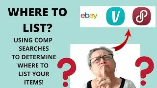 Using Comp Searches to determine where to list: An experiment with Poshmark and Ebay
